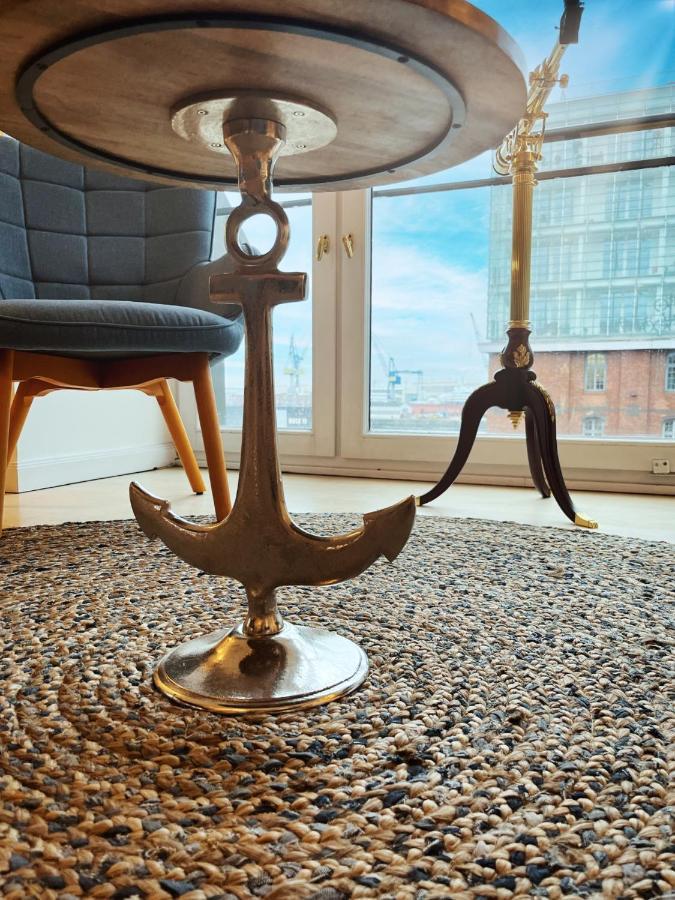 Loft-Panoramablick-Hafen & Elbe! Apartment Hamburg Exterior photo